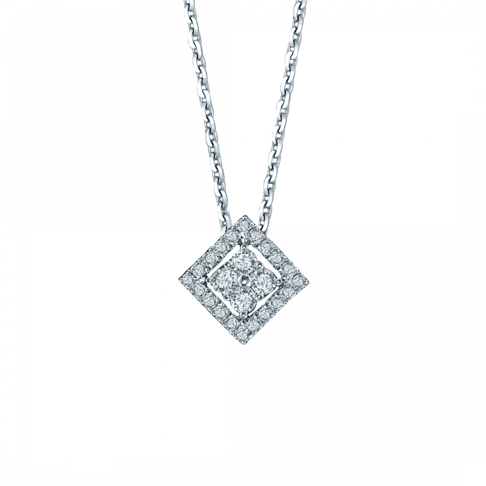 Elektra Convertible Diamond Pendant that been detached as separate white gold diamond pendant