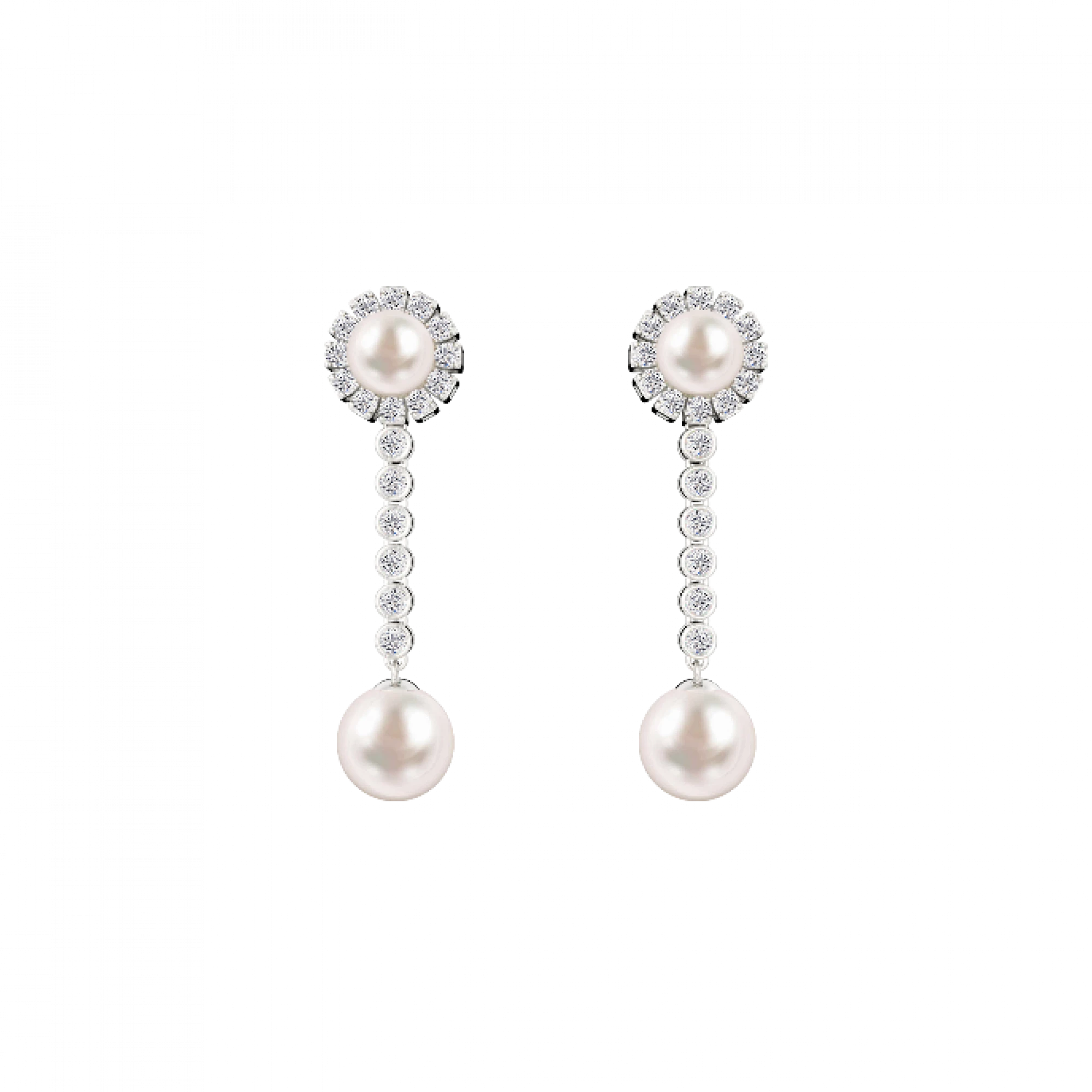 High-quality round pearls showcasing perfect lustre, roundness, and surface for bridal jewellery from Diamond & Platinum Malaysia